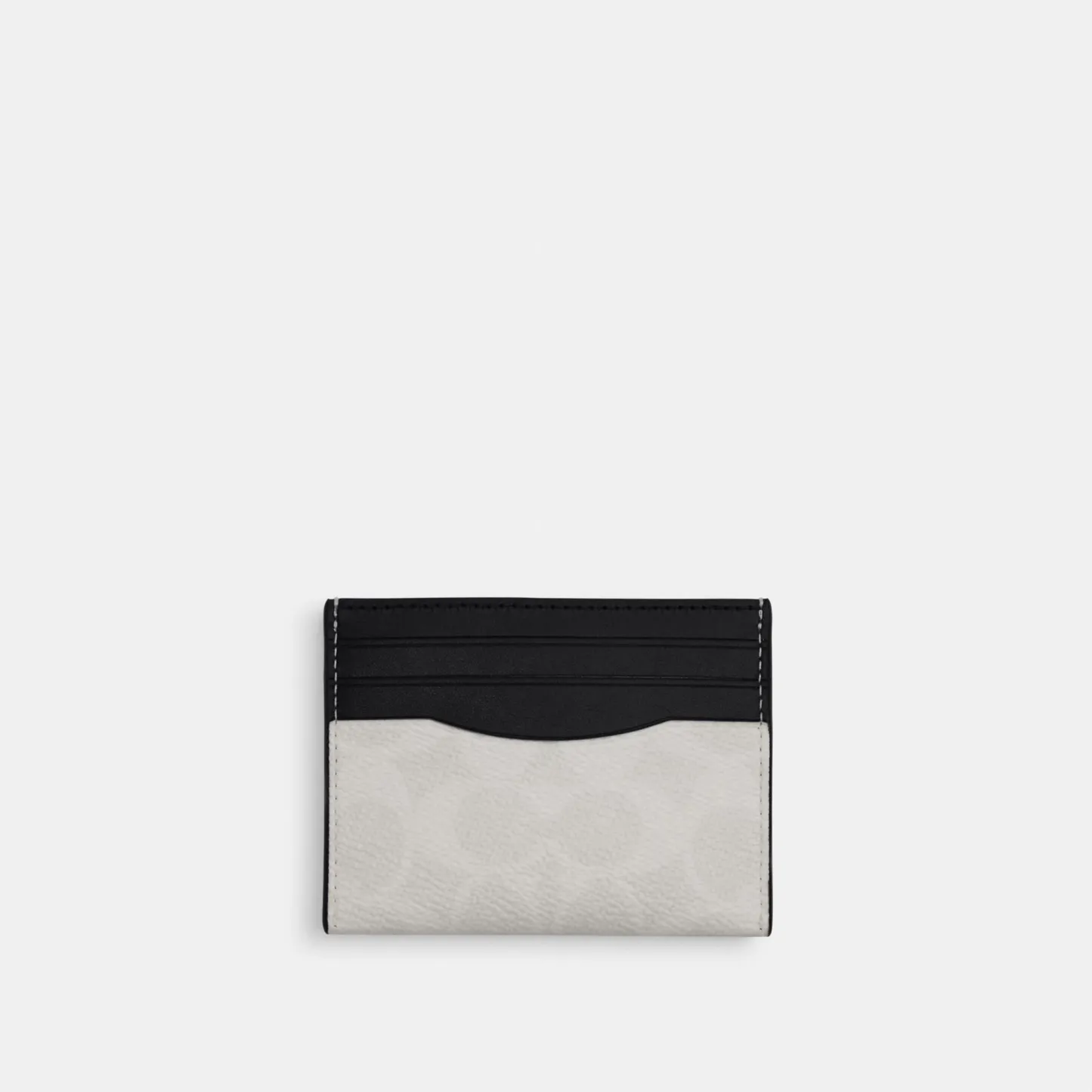 COACH®,Slim Id Card Case In Signature Canvas,Card Case,Color Block,Casual, Father's Day,Multi Color,Front View
