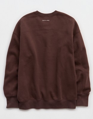 OFFLINE By Aerie Cloud Fleece Oversized Crewneck Sweatshirt - Relic