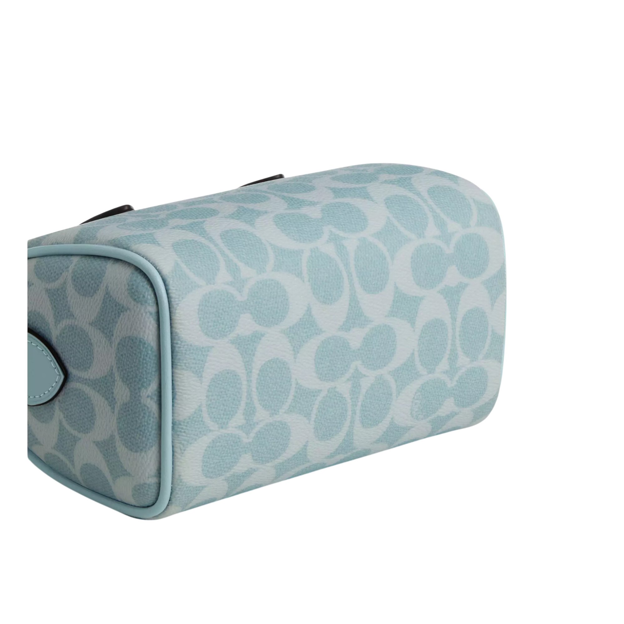 Coach Mini Rowan Crossbody Bag In Signature Canvas (Light Blue) - Light Blue - view 8