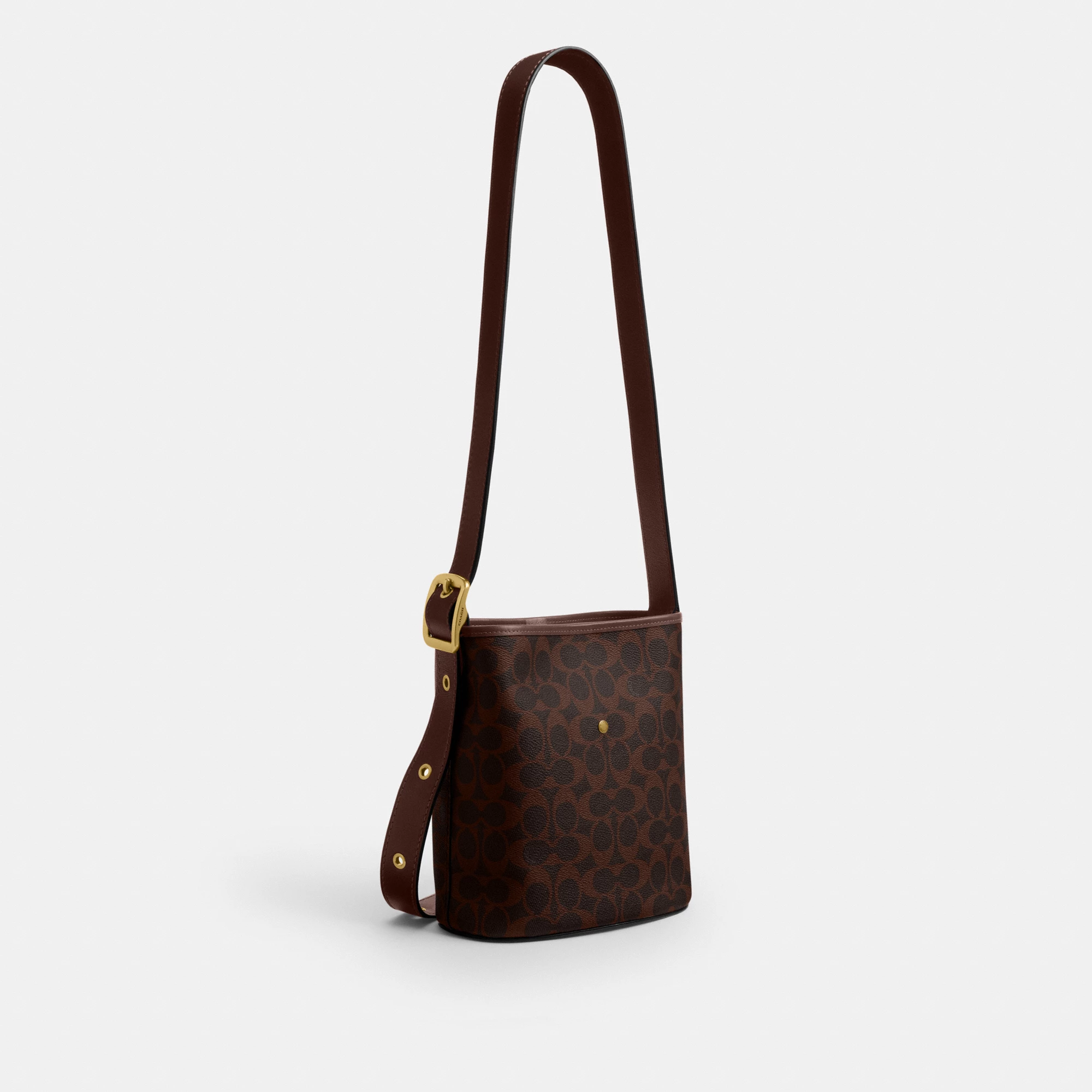Bleecker Bucket Bag 21 In Signature Canvas - B4YDT - view 5