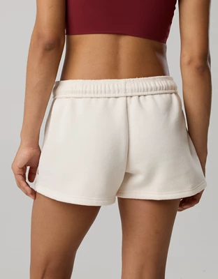 FWC26™ OFFLINE By Aerie 3" Cloud Fleece Short - Deep Ruby