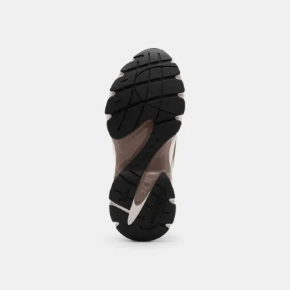 COACH®,Bolt Runner Sneaker,Leather,Rubber,Mesh,Low Top,Activewear,Fabric,Color Block,Logo,Cushioned,Flexible Insole,Pull T...,Gray,Outsole View