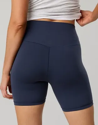 OFFLINE By Aerie Real Me XTRA High Waisted 5" Bike Short - Steel Blue