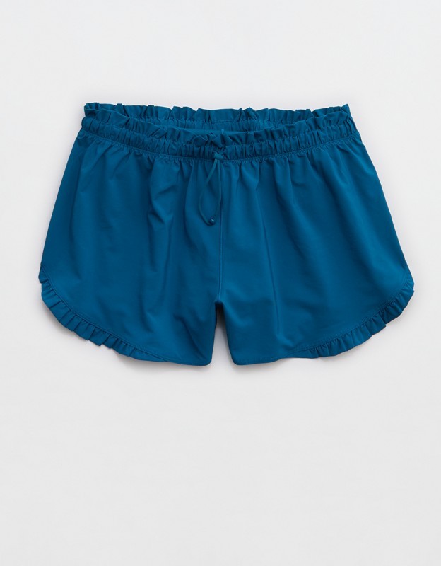 OFFLINE By Aerie 2" Ruffle Hot Stuff Short - Twilight Blue