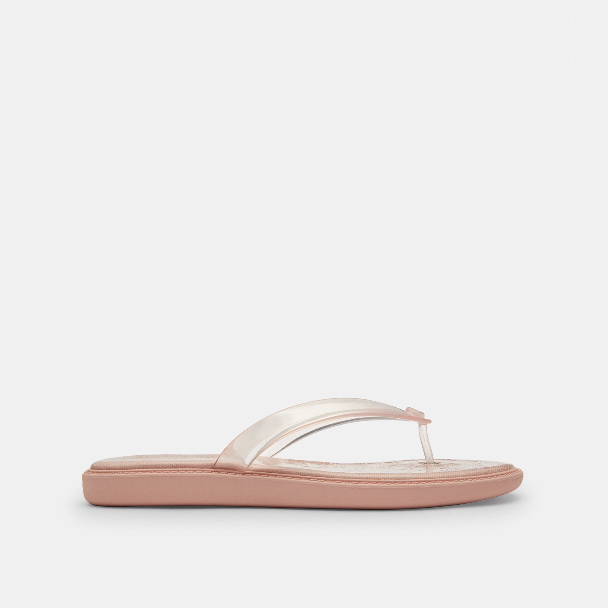 COACH®,Jelly Flip Flop In Signature,,Angle View
