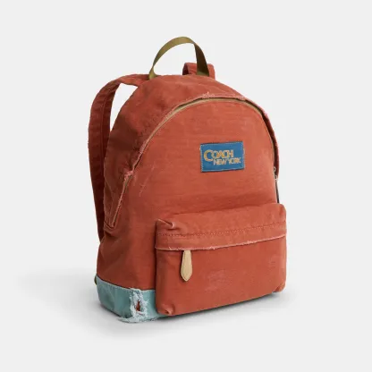 COACH®,Tyler Backpack In Loved Canvas,,Angle View