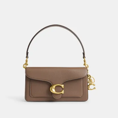 COACH®,Signature Bag Charm,Bag Charm,Metal Material,Logo,Embossed,Key Ring,Mixed Metal,Day Party,,Angle View