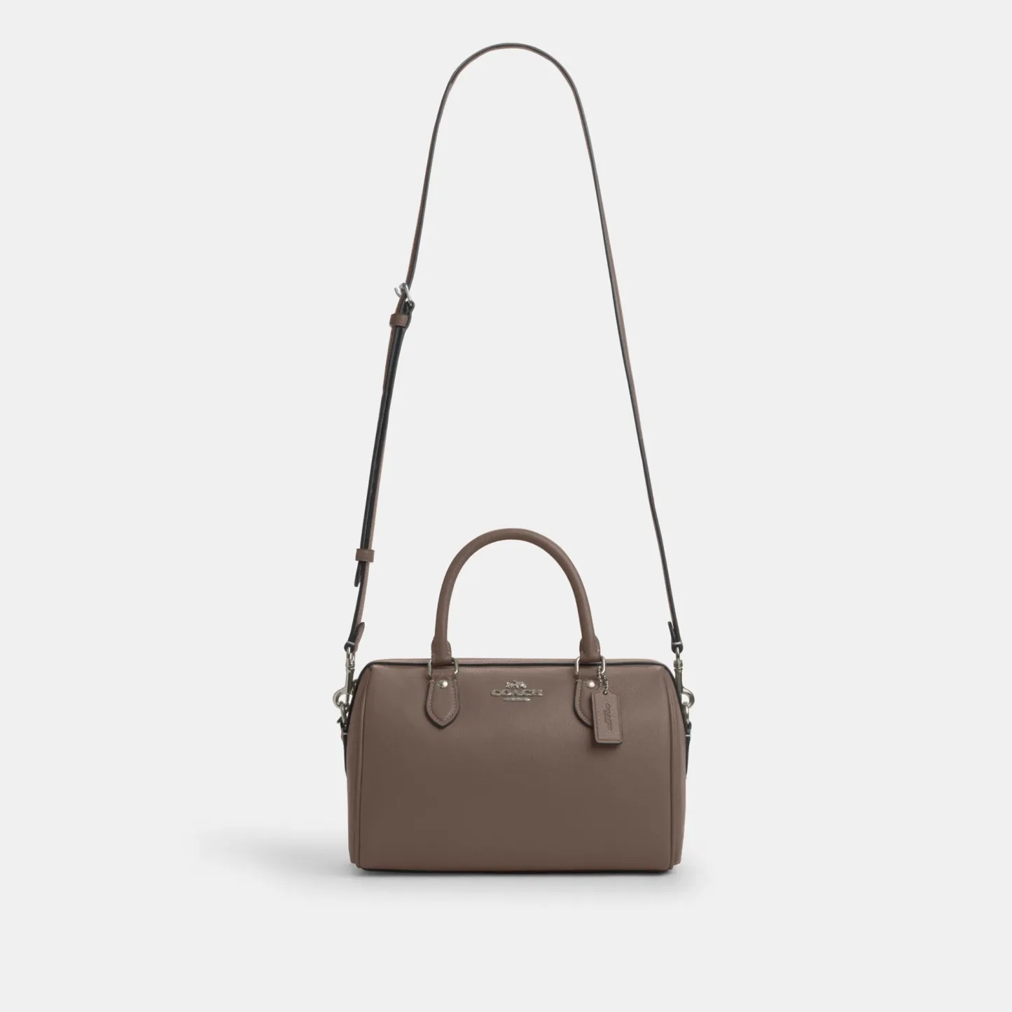 COACH®,Rowan Satchel Bag,Satchel,Logo,Casual,Work,Brown