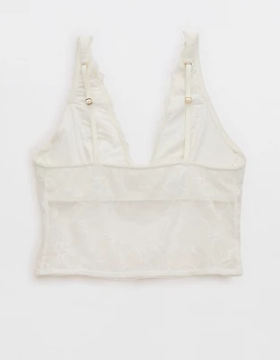 Show Off Paradise Lace Bra Top - Soft Muslin