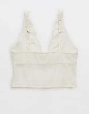 Show Off Paradise Lace Bra Top - Soft Muslin