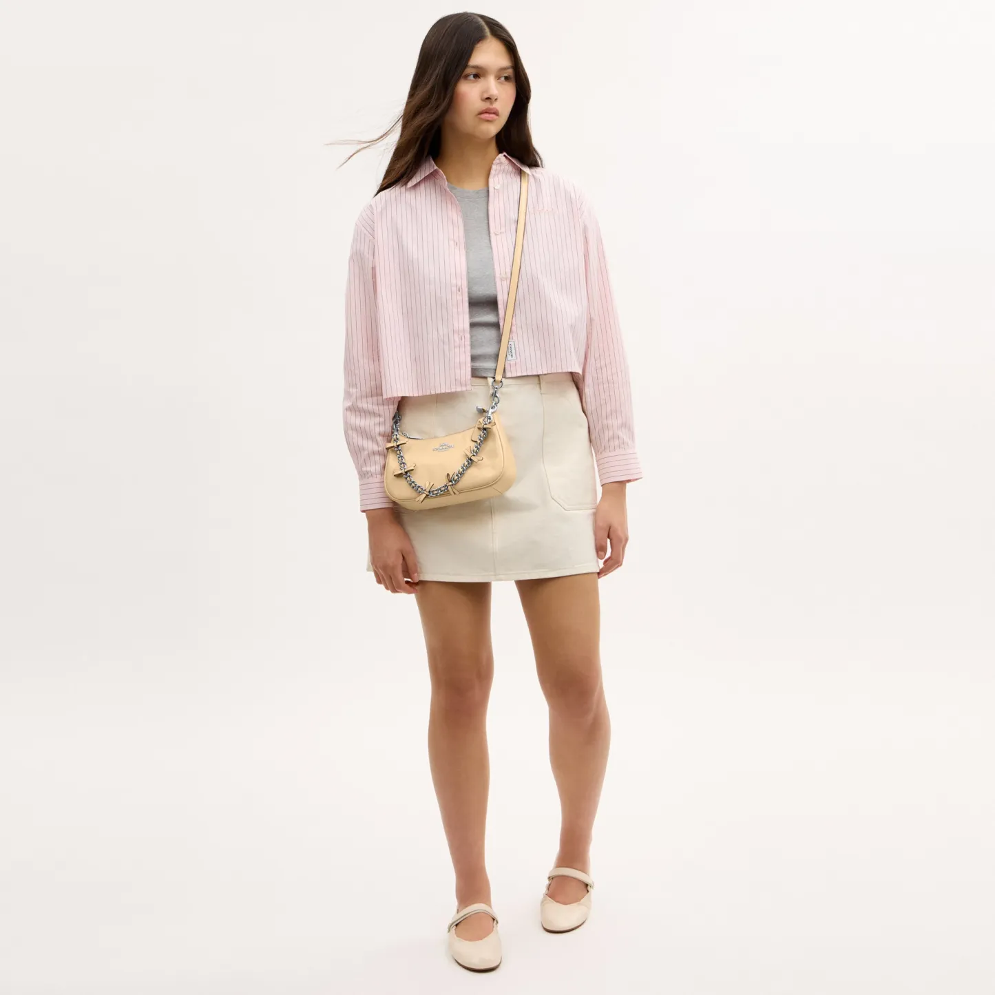 Teri Shoulder Bag With Bows - SVB9C - view 9