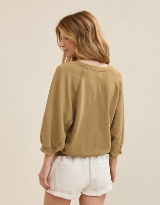 Aerie Femme Sweatshirt - Toasted Almond
