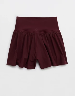 OFFLINE By Aerie Real Me Crossover Flowy Short - Royal Berry