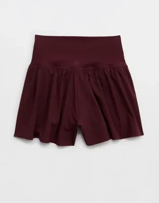 OFFLINE By Aerie Real Me Crossover Flowy Short - Royal Berry