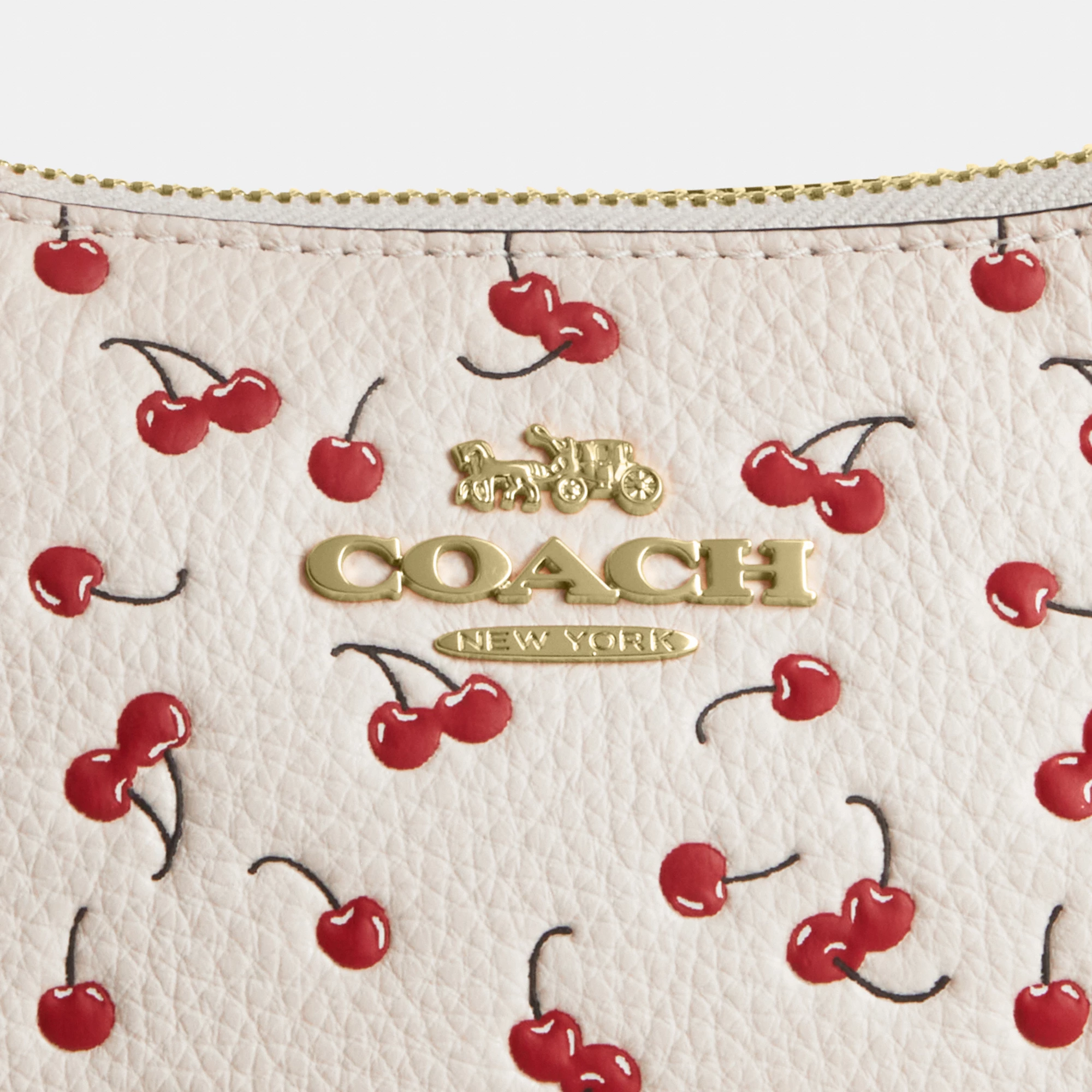 COACH®,Teri Shoulder Bag With Cherry Print,,Closer View