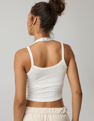 OFFLINE By Aerie Let's Stretch Ringer Tank Top - Soft Muslin
