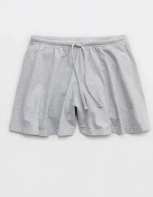 OFFLINE By Aerie OG Cotton Flowy Short - Medium Heather Gray