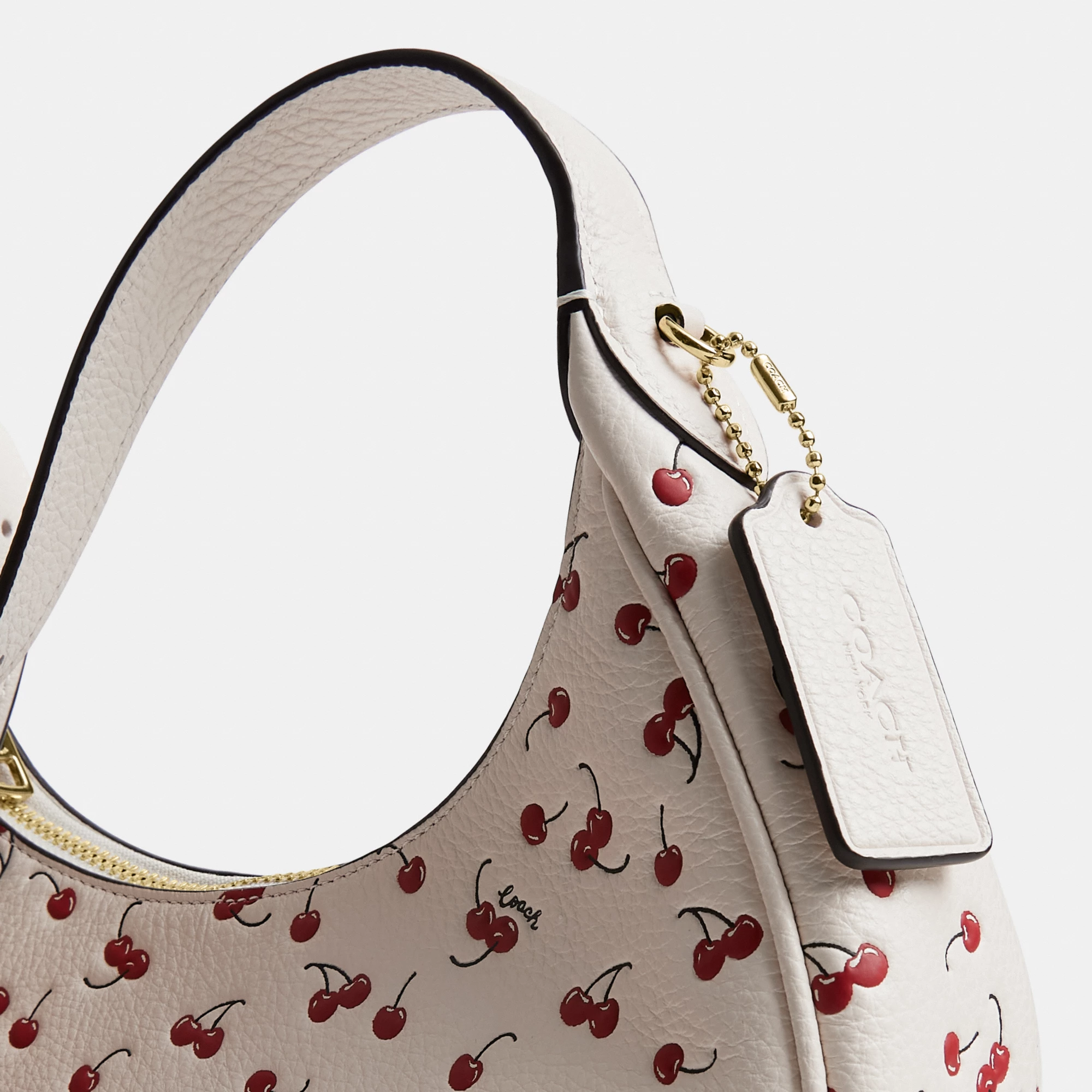 COACH®,Emily Shoulder Bag With Cherry Print,,Closer View