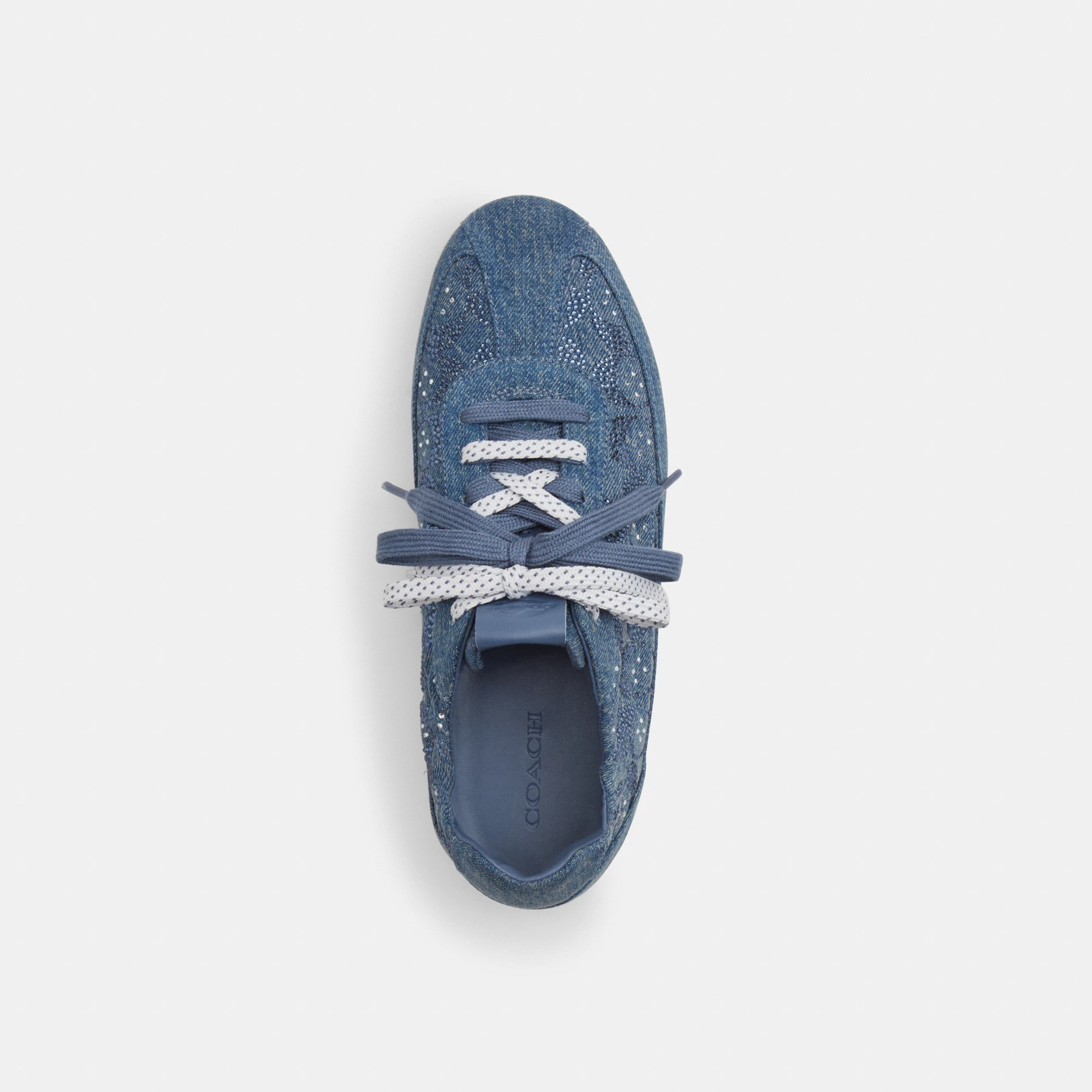 Soft Sneaker In Signature Denim - Z67 - view 4