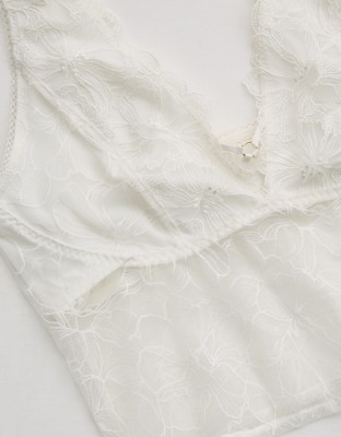Show Off Paradise Lace Bra Top - Soft Muslin
