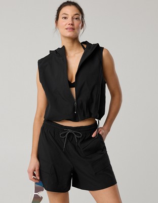 OFFLINE By Aerie Nice Moves Gone Fishin' Vest - True Black