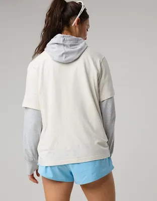 FWC26™ OFFLINE By Aerie Let's Stretch Oversized T-Shirt - Lime Slush