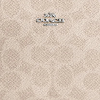 COACH®,Nolita 19 In Signature Canvas,Canvas,Shoulder Bag,Metal,Casual,Beige