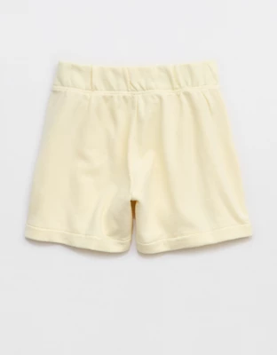 Aerie Go-To Fleece Short - Cozy Yellow