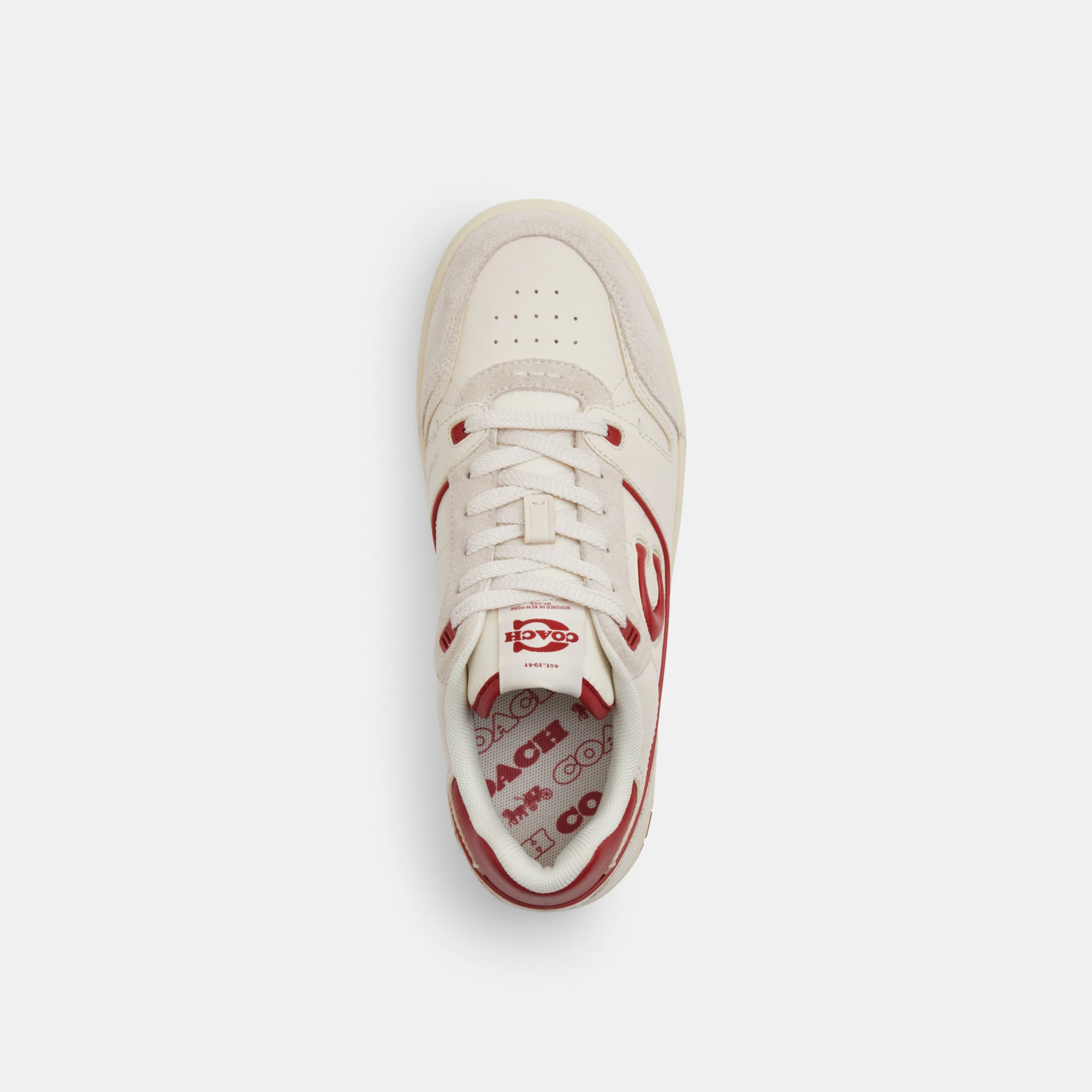 COACH®,Soho Sneaker,,Inside View,Top View
