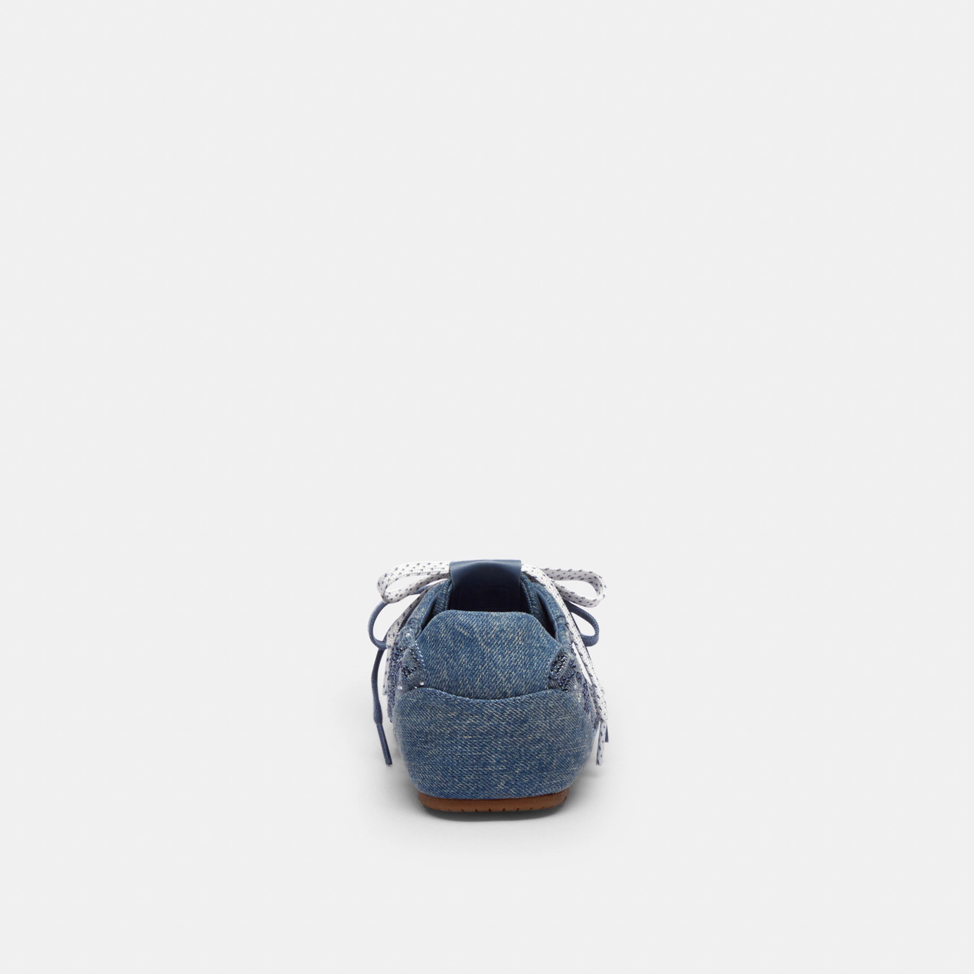 Soft Sneaker In Signature Denim - Z67 - view 5