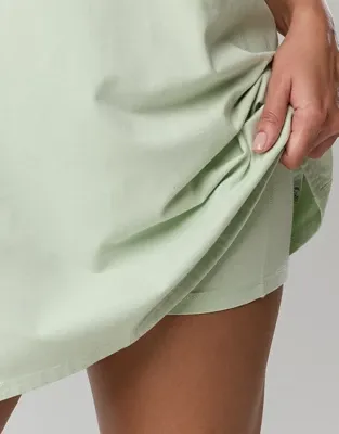 OFFLINE By Aerie OG Cotton Racerback Mini Dress - Aloe