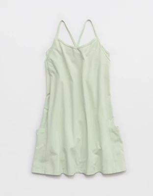 OFFLINE By Aerie OG Cotton Racerback Mini Dress - Aloe