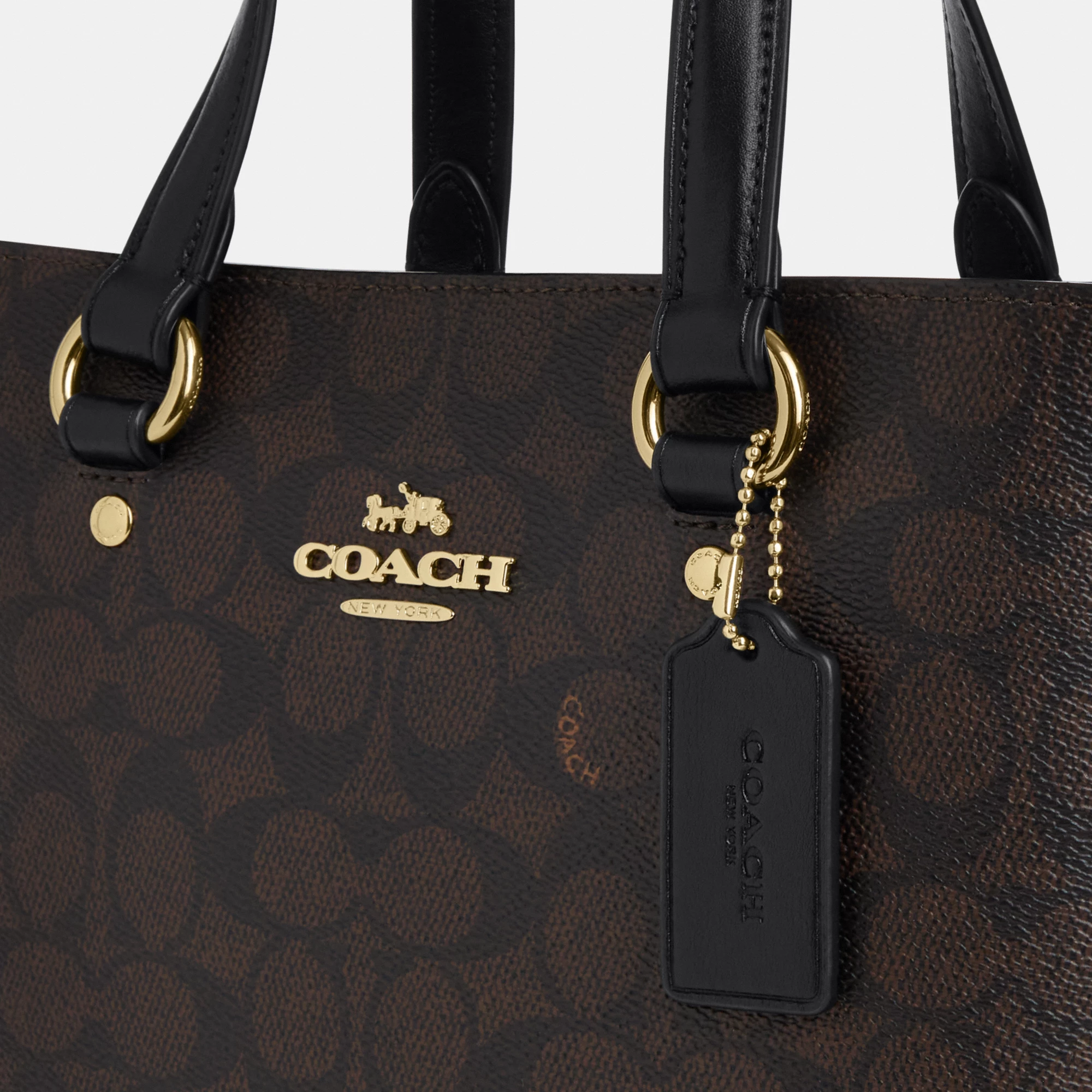COACH®,Station Carryall Bag In Signature Canvas,,Closer View
