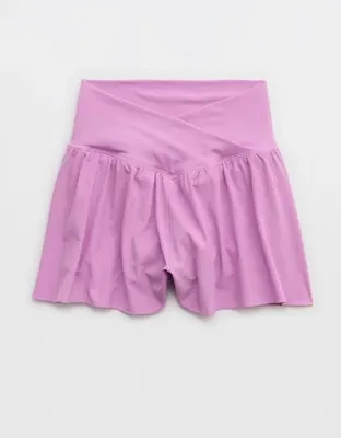 OFFLINE By Aerie Real Me Crossover Flowy Short - Purple Space