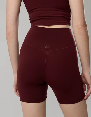 OFFLINE By Aerie Real Me Crossover High Waisted 5" Bike Short - Royal Berry