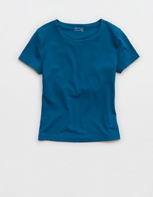 OFFLINE By Aerie Real Me XTRA T-Shirt - Twilight Blue
