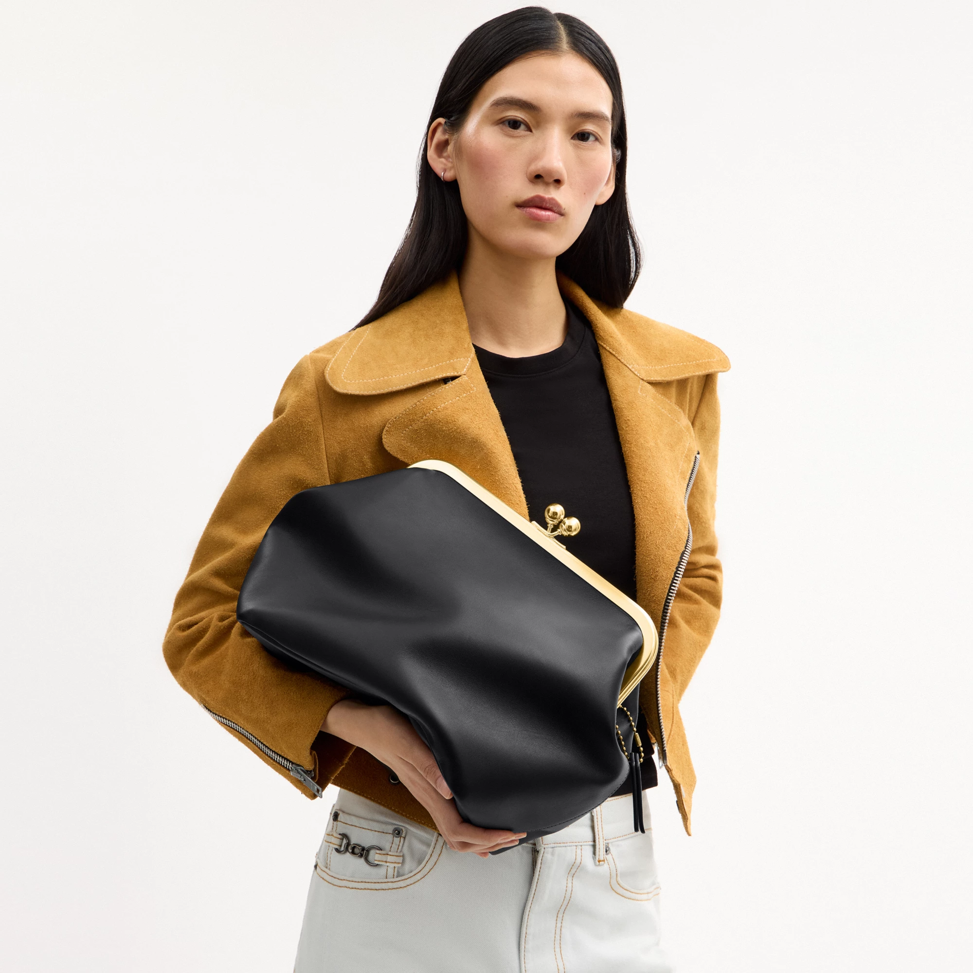 COACH®,Kisslock Frame Bag 27,,Detail View