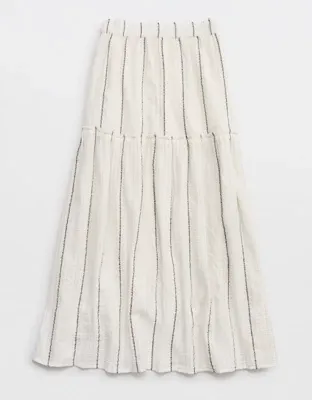 Aerie Beach Texture Maxi Skirt - Soft Muslin