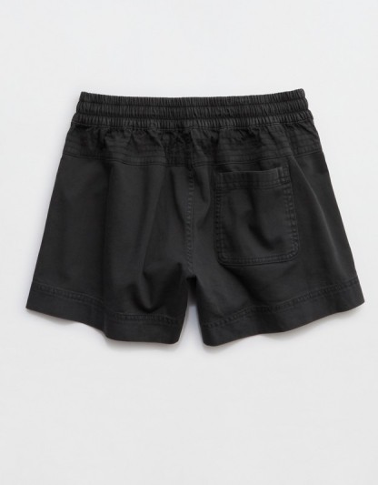 Aerie Woven Pull-On Short - Smoked Gray