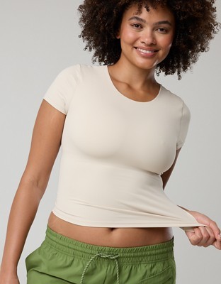 OFFLINE By Aerie Real Me XTRA T-Shirt - Cake Batter