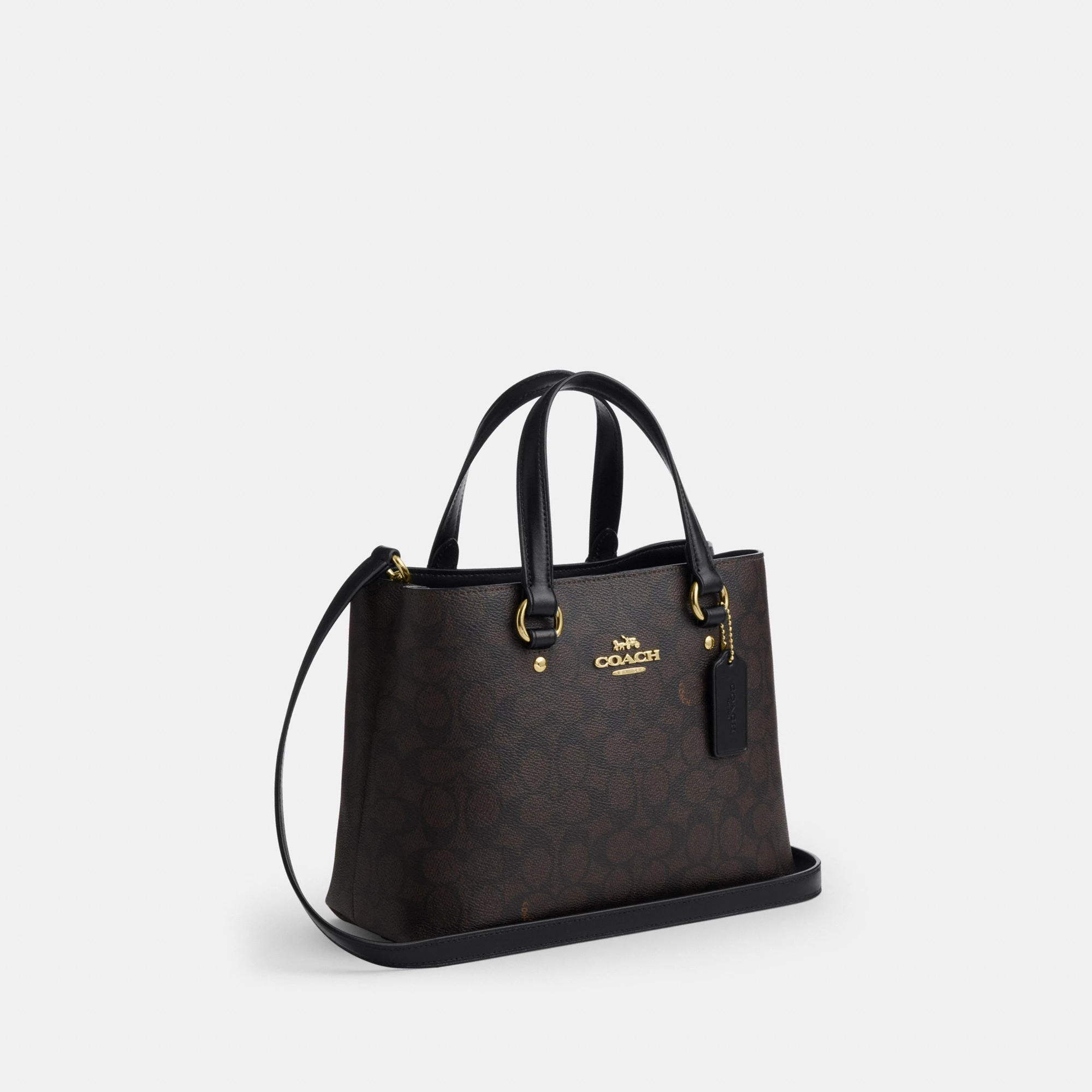 COACH®,Station Carryall Bag In Signature Canvas,,Angle View