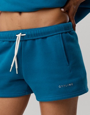 OFFLINE By Aerie 3" Cloud Fleece Short - Twilight Blue
