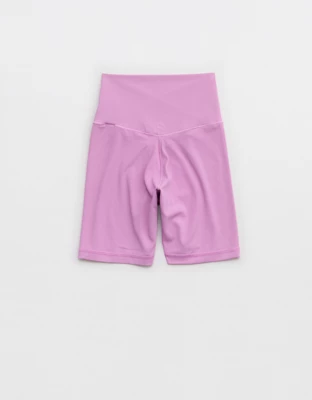 OFFLINE By Aerie Real Me Crossover High Waisted 5" Bike Short - Purple Space
