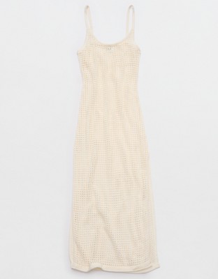 OFFLINE By Aerie Crochet Maxi Dress - Natural