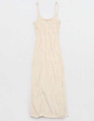 OFFLINE By Aerie Crochet Maxi Dress - Natural