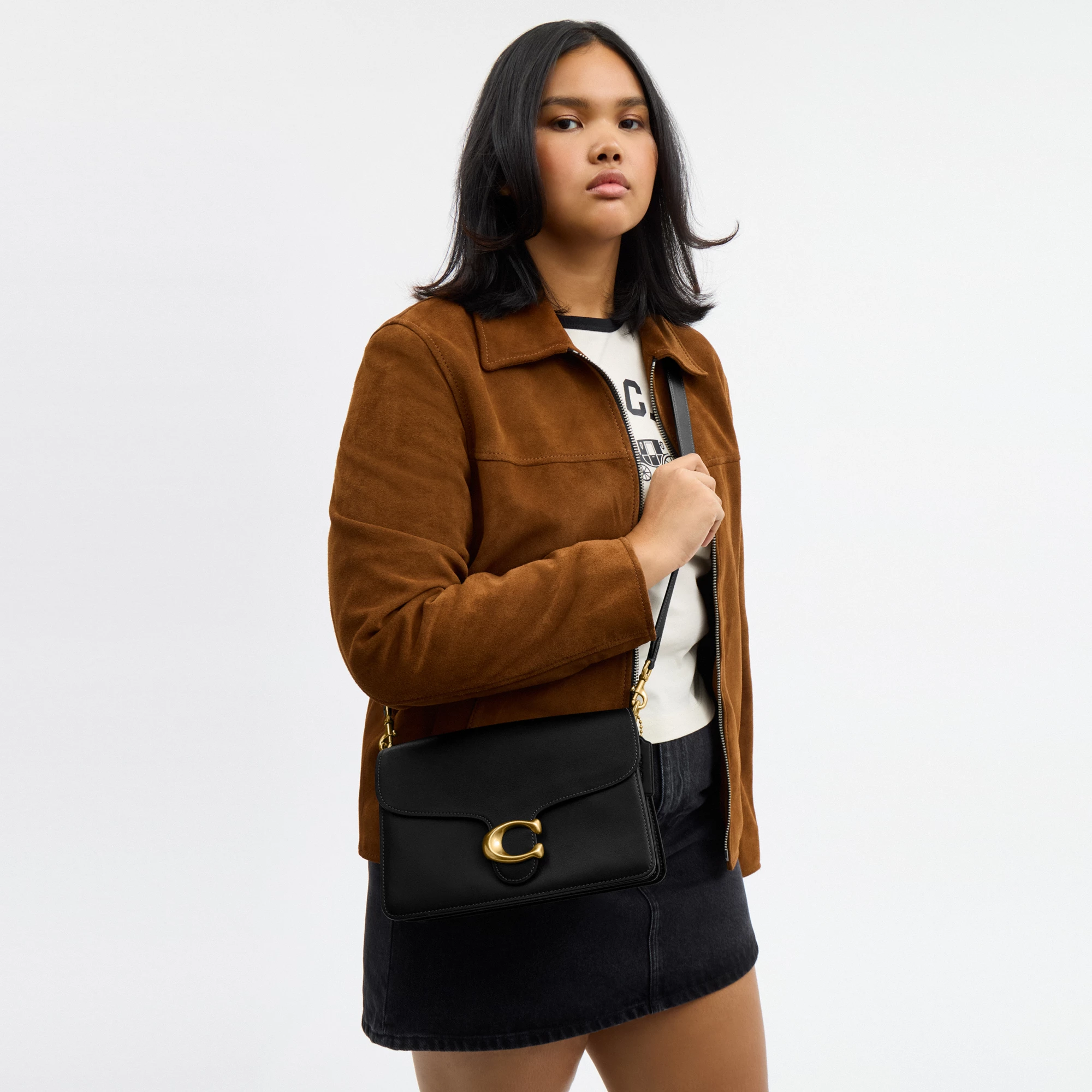 Chain Tabby Shoulder Bag - B4BK - view 9