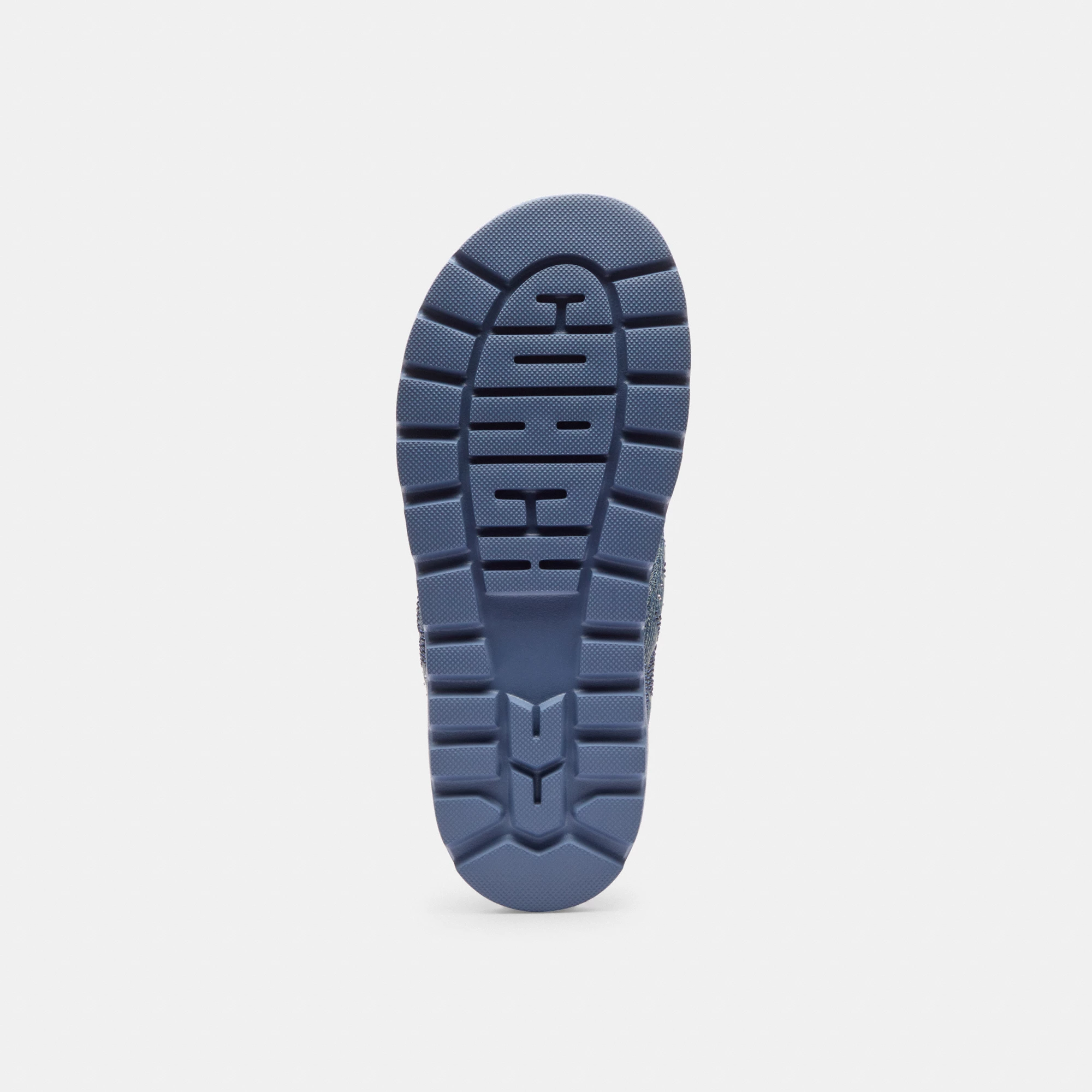 Brynn Thong Sandal In Crystal Signature Denim - DEN - view 6
