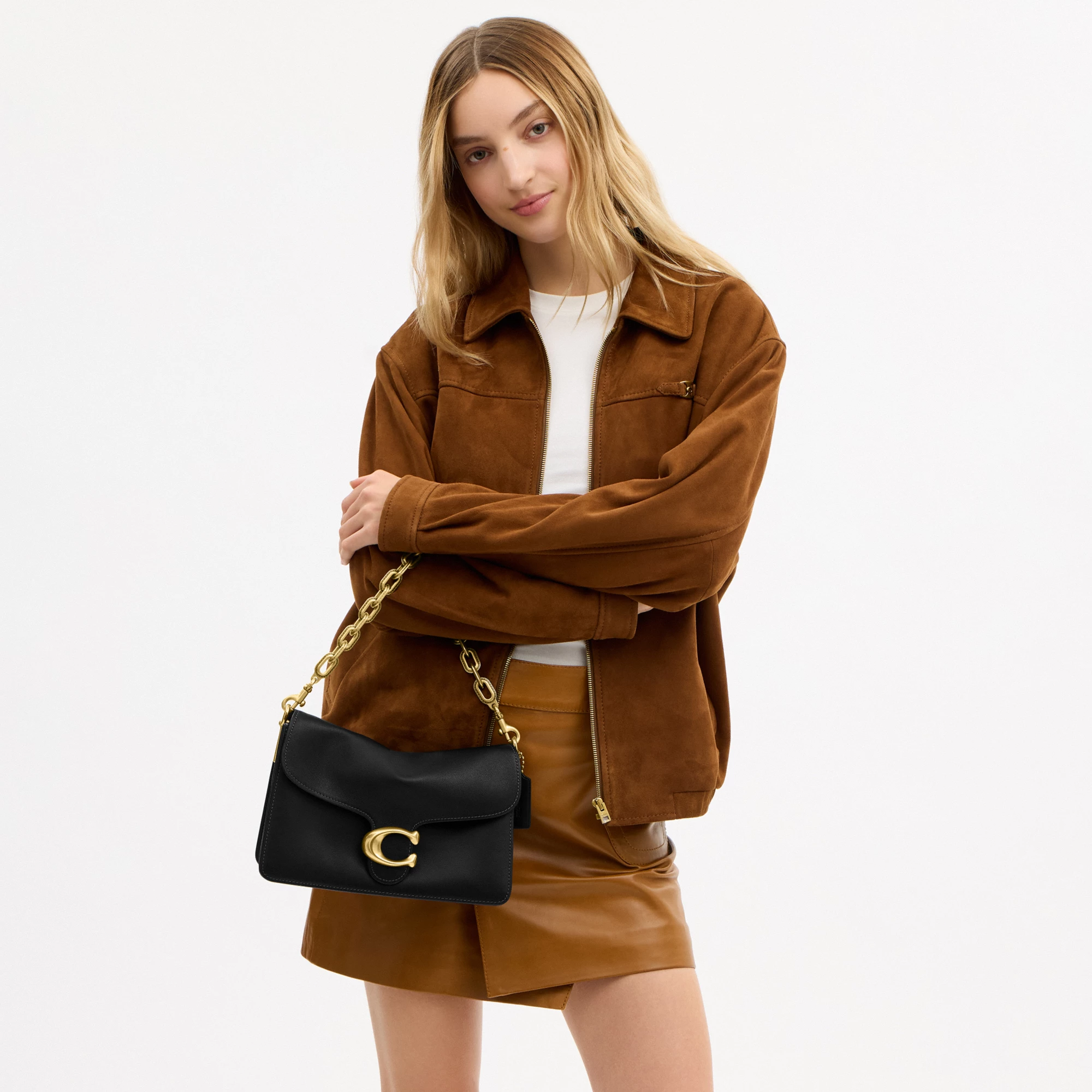 Chain Tabby Shoulder Bag - B4BK - view 10