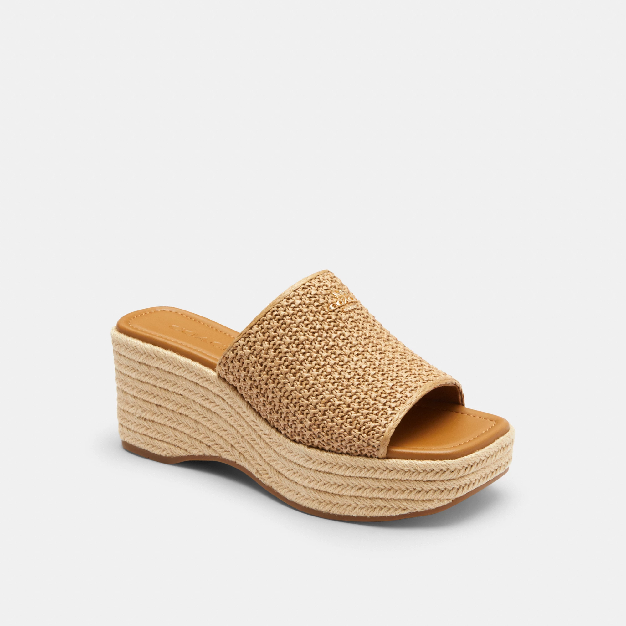 COACH®,Phoebe Platform Sandal,,Front View