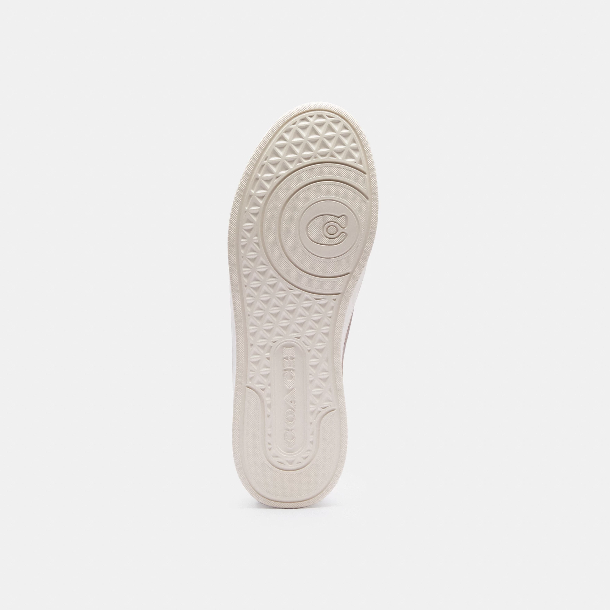 COACH®,High Line Sneaker In Signature Canvas,EVA,Canvas,Leather,Casual,Fabric,Logo,Pull Tab,Casual,Brown,Outsole View